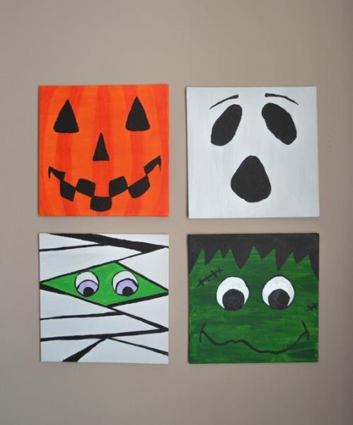 Image for event: Spooky Canvas Painting