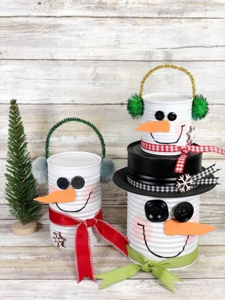Image for event: Tin Can Snowmen